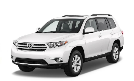 2D коврики EVA в салон и багажник  на Toyota Highlander II (2007-2013)