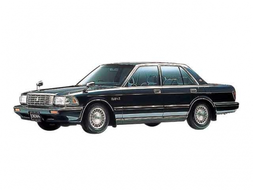 2D коврики EVA в салон и багажник  на Toyota Crown VIII S130 седан, правый руль (1987-1999)