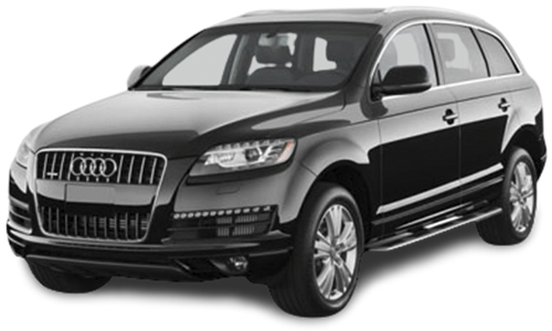 2D коврики EVA в салон и багажник  на Audi Q7 I, 7 мест (2005-2015)