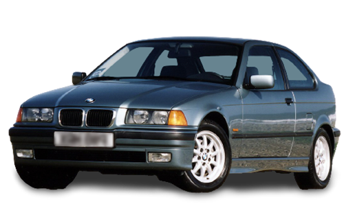 2D коврики EVA в салон и багажник на BMW 3 E36 компакт (1990-2000)