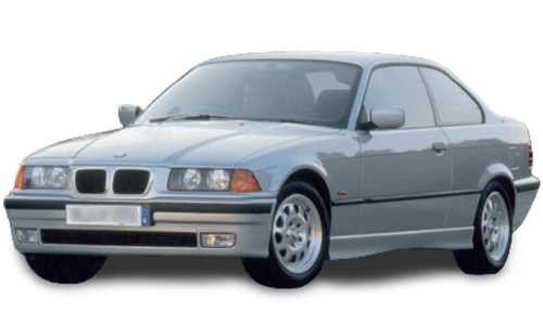 2D коврики EVA в салон  на BMW 3 E36 купе (1990-2000) 