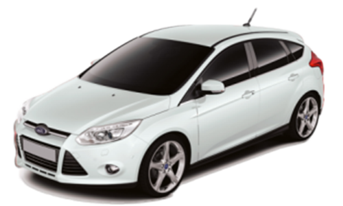 2D коврики EVA в салон и багажник  на Ford Focus III хэтчбек (2011-2015)