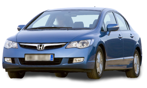 3D коврики EVA с бортами в салон  на Honda Civic VIII седан (2005-2012)