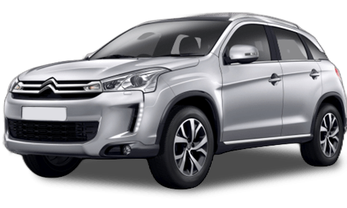 3D коврики EVA с бортами в салон  на Citroen C4 Aircross (2012-2017)