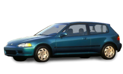2D коврики EVA в салон  на Honda Civic V хэтчбек (1991-1991)