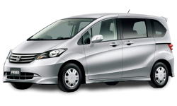 2D коврики EVA в салон и багажник  на Honda Freed I Hybrid, правый руль, с диваном на 2-ом ряду (2008-2016)